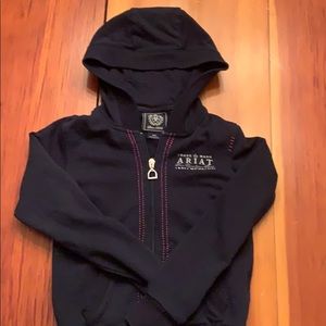 Girls small Ariat zip up hoodie
